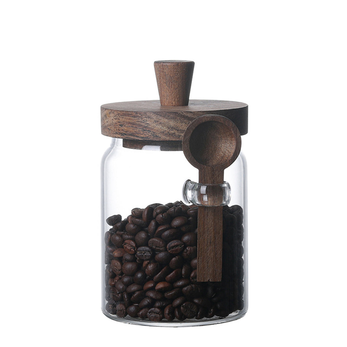 Glass Containers with Lids Mason Jars with Wide Mouth Good Sealing Food Jars & Canisters Food Storage for Coffee Pepper