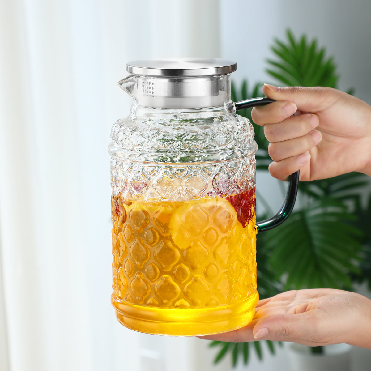 1 Pot with 4 Cups Set, Haitang Cooling Water Kettle, Water Cup Set