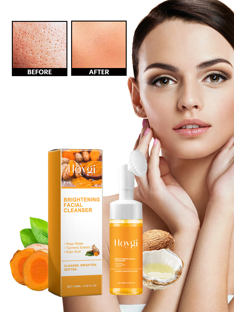 1Pcs Turmeric Facial Cleanser Foaming Cleanser Deep Cleansing for All Skin