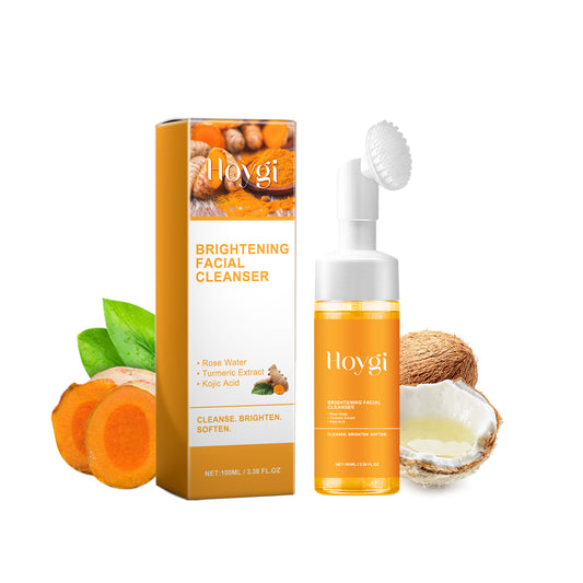 1Pcs Turmeric Facial Cleanser Foaming Cleanser Deep Cleansing for All Skin