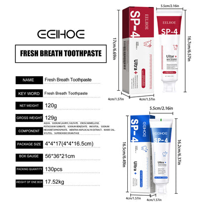 SP-4 Probiotic Whitening Toothpaste, SP-4 Fresh Breath Whitening Toothpaste