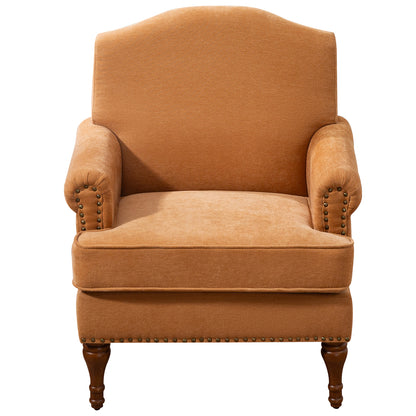 Brown Fabric Home Lounge Chair
