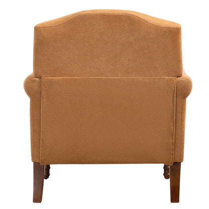 Brown Fabric Home Lounge Chair