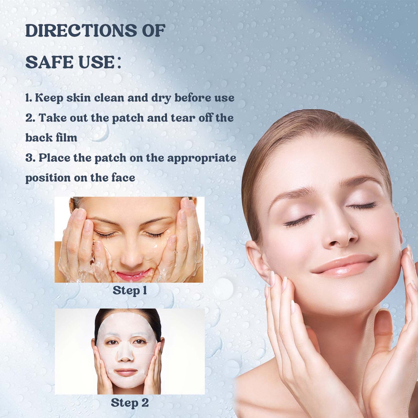 4 PCS Bio-Collagen Deep Mask for Lifting, Firming, And Moisturizing