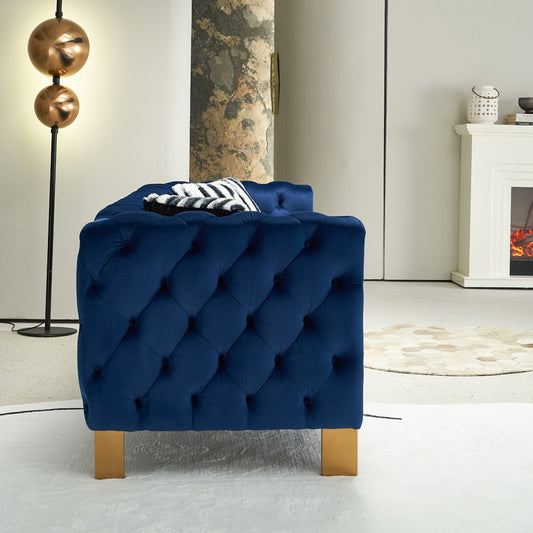 3 Seater Modern Velvet Pet-Friendly Fabric Sofa