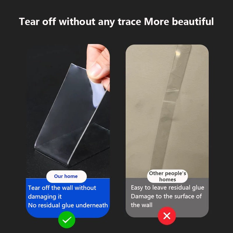 3M Nano Double sided Transparent Tape Reusable Waterproof Tape for Cleaning Kitchen and Bathroom Supplies Tape