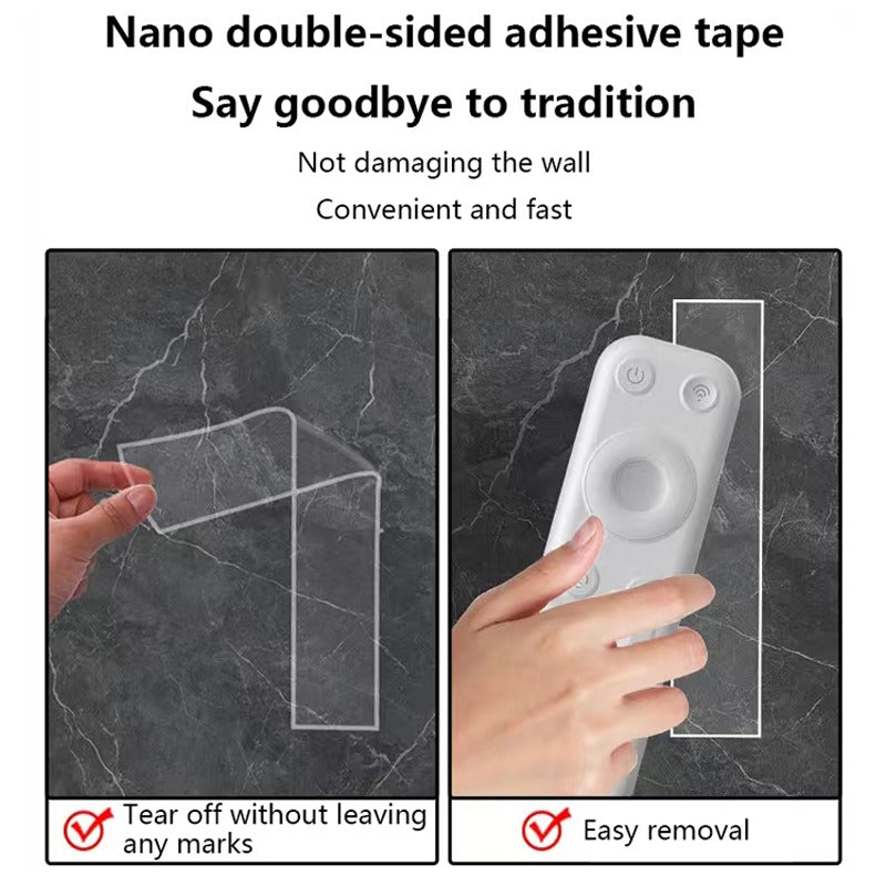 3M Nano Double sided Transparent Tape Reusable Waterproof Tape for Cleaning Kitchen and Bathroom Supplies Tape