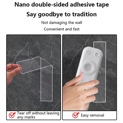3M Nano Double sided Transparent Tape Reusable Waterproof Tape for Cleaning Kitchen and Bathroom Supplies Tape